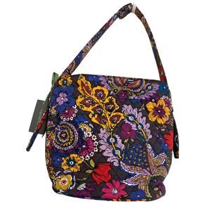 Vera Bradley Astoria Shoulder Bag Colorful Bouquet Floral NWT